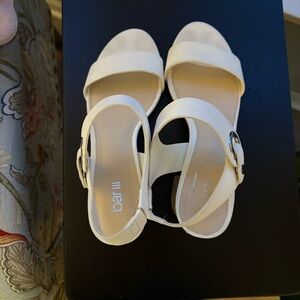 Bar III Women's White Sandals